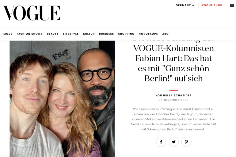 Neues TV Format – GANZ SCHÖN BERLIN